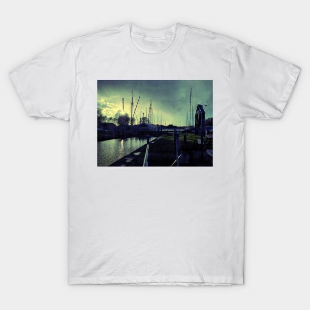 Heybridge Basin Lock T-Shirt by newbeltane